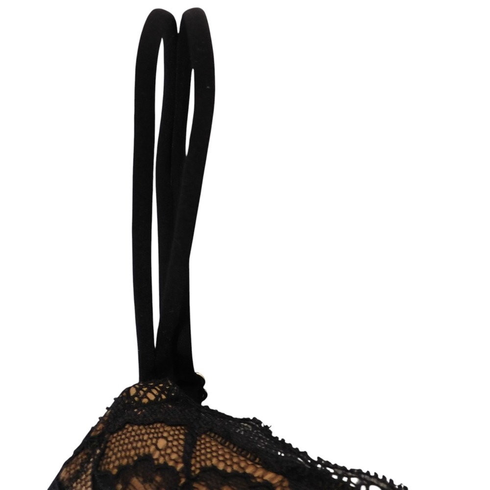 Victoria's Secret Very Sexy Black Lace Push-Up Bra 32 C - Picture 2 of 5